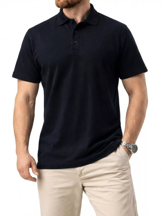 The Monaco Piqué Polo Shirt - The Monaco Piqué Polo Shirt Alex Shogun Men's Clothes