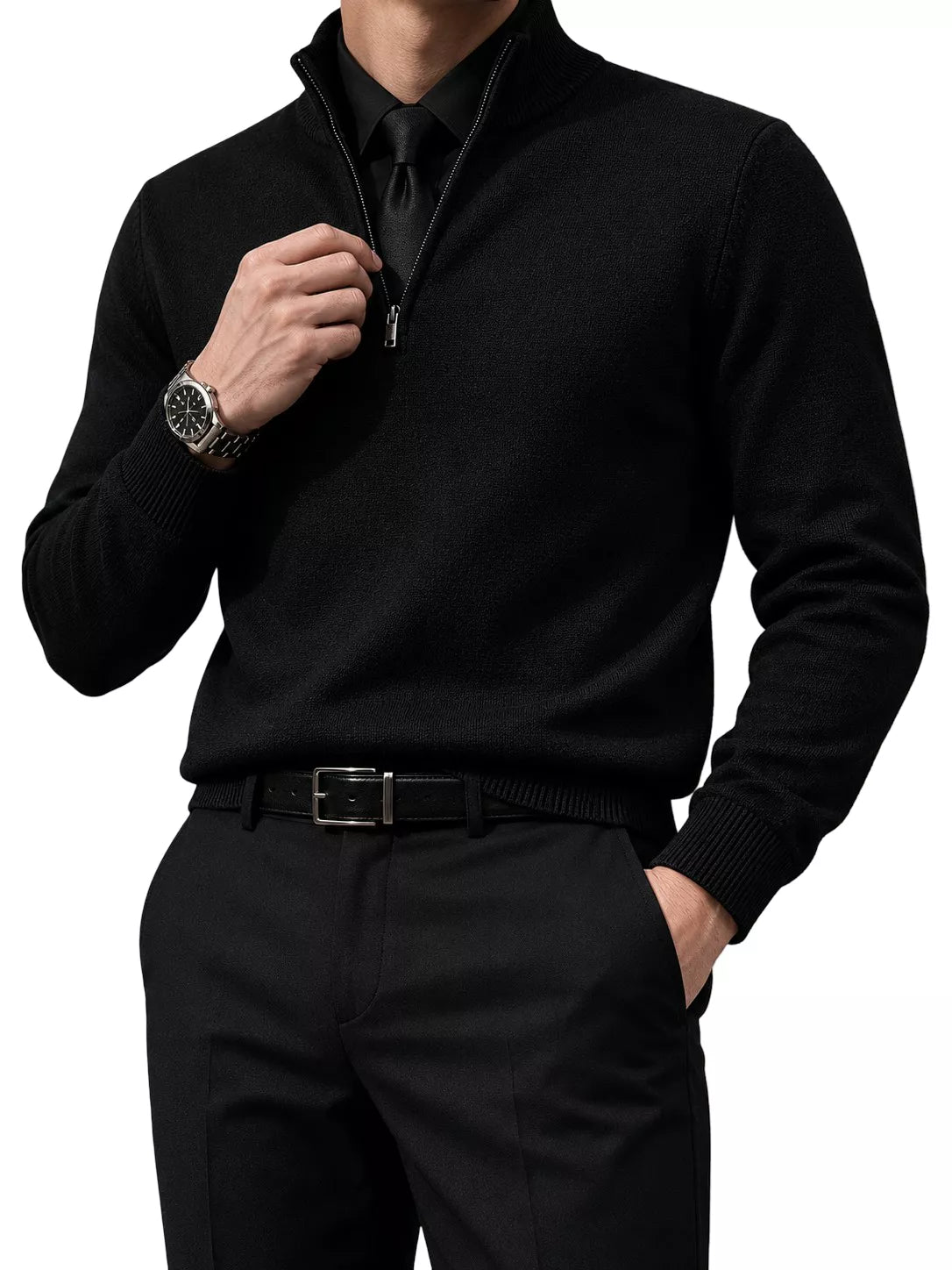 The Malvern Quarter-Zip Sweatershirt - Men's Quarter Zip Sweatshirt | Organic Cotton Classic | Alex Shogun Alex Shogun Men's Clothes