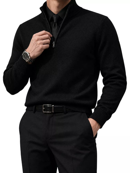 The Malvern Quarter-Zip Sweatershirt - Men's Quarter Zip Sweatshirt | Organic Cotton Classic | Alex Shogun Alex Shogun Men's Clothes