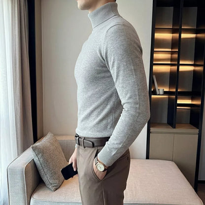 The Anti-Pilling Turtleneck Pullover - Men's Anti-Pilling Turtleneck | Minimalist Pullover | Alex Shogun Alex Shogun Men's Clothes