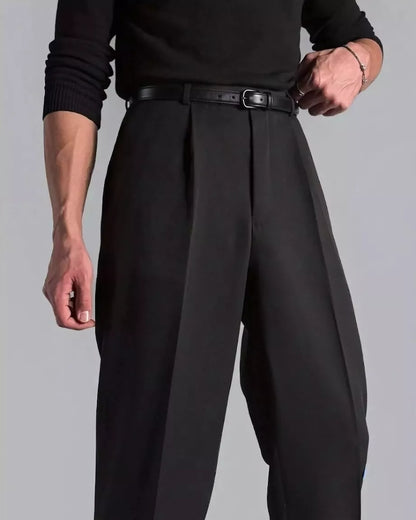 Wide-Leg Trousers - Alex Shogun Men's Clothes