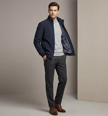 Kensington Stand Collar Jacket - Kensington Stand Collar Jacket Alex Shogun Men's Clothes