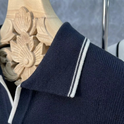 Collar Trim Polo Shirt - Men's Trim Collar Polo Shirt | Classic Masculine Style | Alex Shogun Alex Shogun Men's Clothes