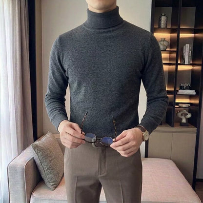 The Anti-Pilling Turtleneck Pullover - Men's Anti-Pilling Turtleneck | Minimalist Pullover | Alex Shogun Alex Shogun Men's Clothes