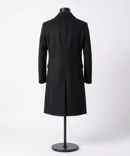 The Sovereign Overcoat — Wool Blend Long Trench - Alex Shogun Men's Clothes