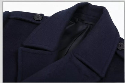 The Monarch Double-Breasted Overcoat - The Monarch Double-Breasted Overcoat Alex Shogun Men's Clothes