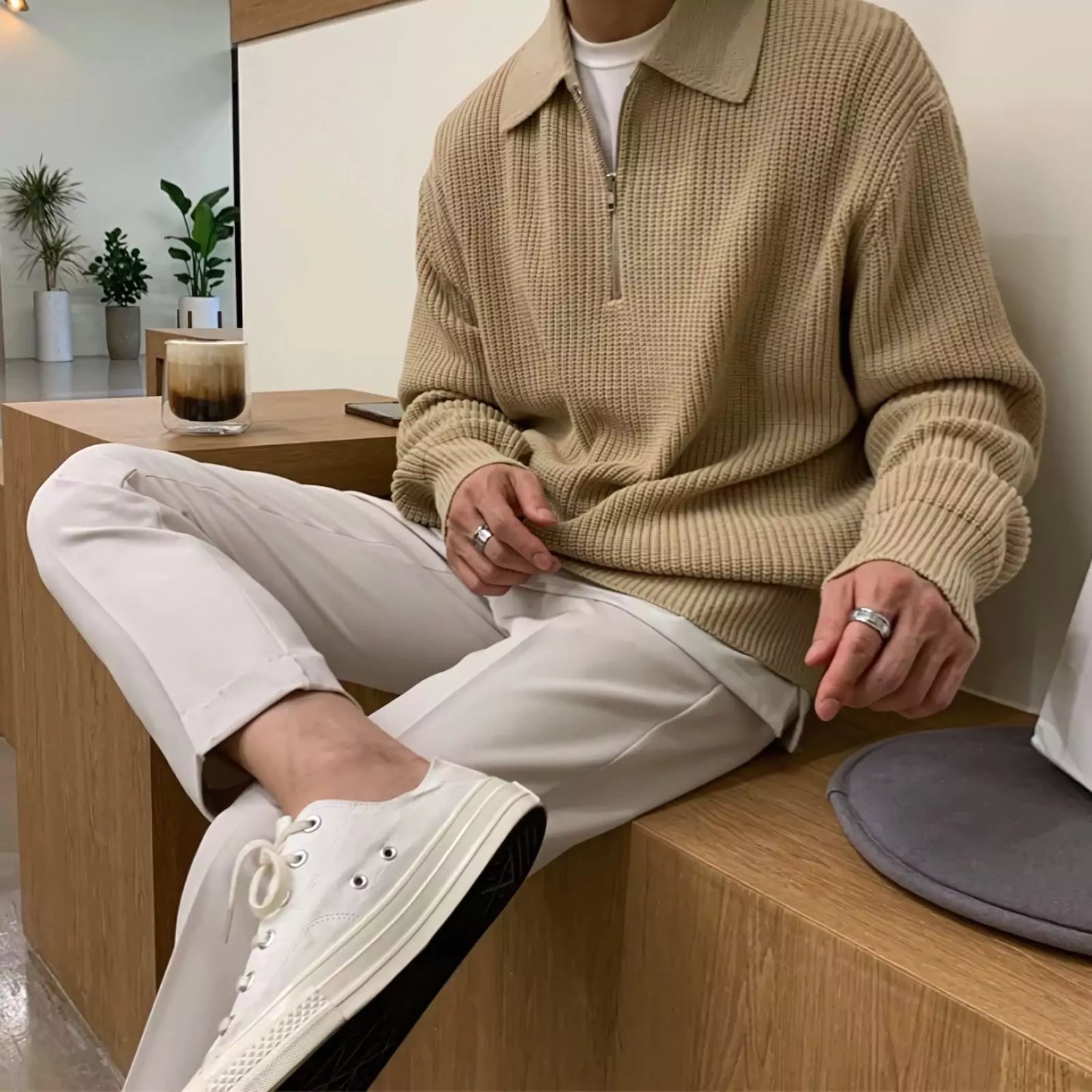 The Malvern Half-Zip Sweater - Shop Half Zip Sweater Old Money - Cozy Comfort & Effortless Style Alex Shogun Men's Clothes