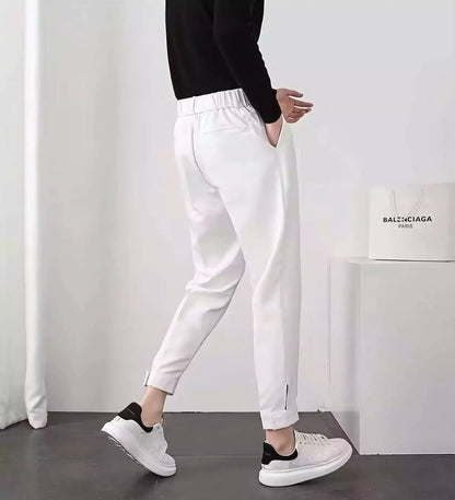 Seoul Tapered Pleat Pants -  #  pants Best Seoul Tapered Pleat Pants - Korean Style Slim Fit Trousers 