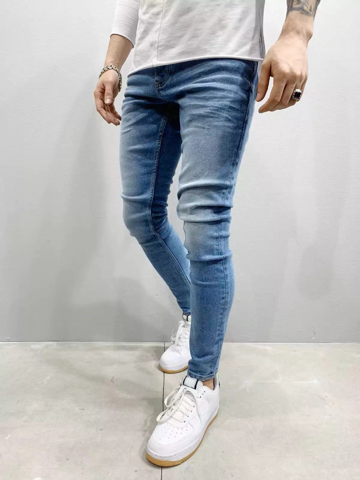 Alexshogun Skinny Jeans - Skinny Jeans: All-Day Comfort & Sleek Style | Soft & Slim Fit Jeans Alex Shogun Men's Clothes