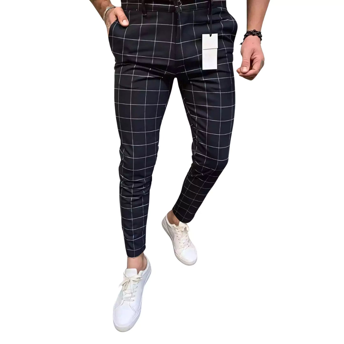 Slim Fit Modern Trouser -  #  pants Modern Slim Fit Plaid Dress Pants for Men | Checkered Trousers 