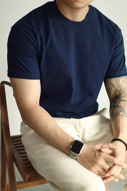The Alex Shogun Coastal Crewneck Tee - The Alex Shogun Coastal Crewneck Tee - Cotton, Loose Fit for Men Alex Shogun Men's Clothes