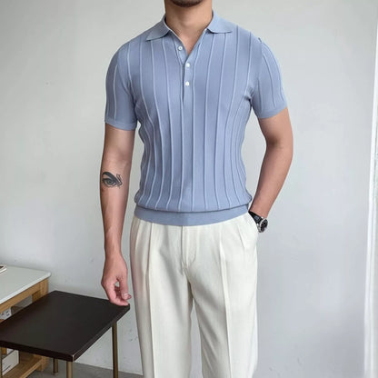 The Dapper Chap's Lapel Polo - The Dapper Chap's Lapel Polo Alex Shogun Men's Clothes