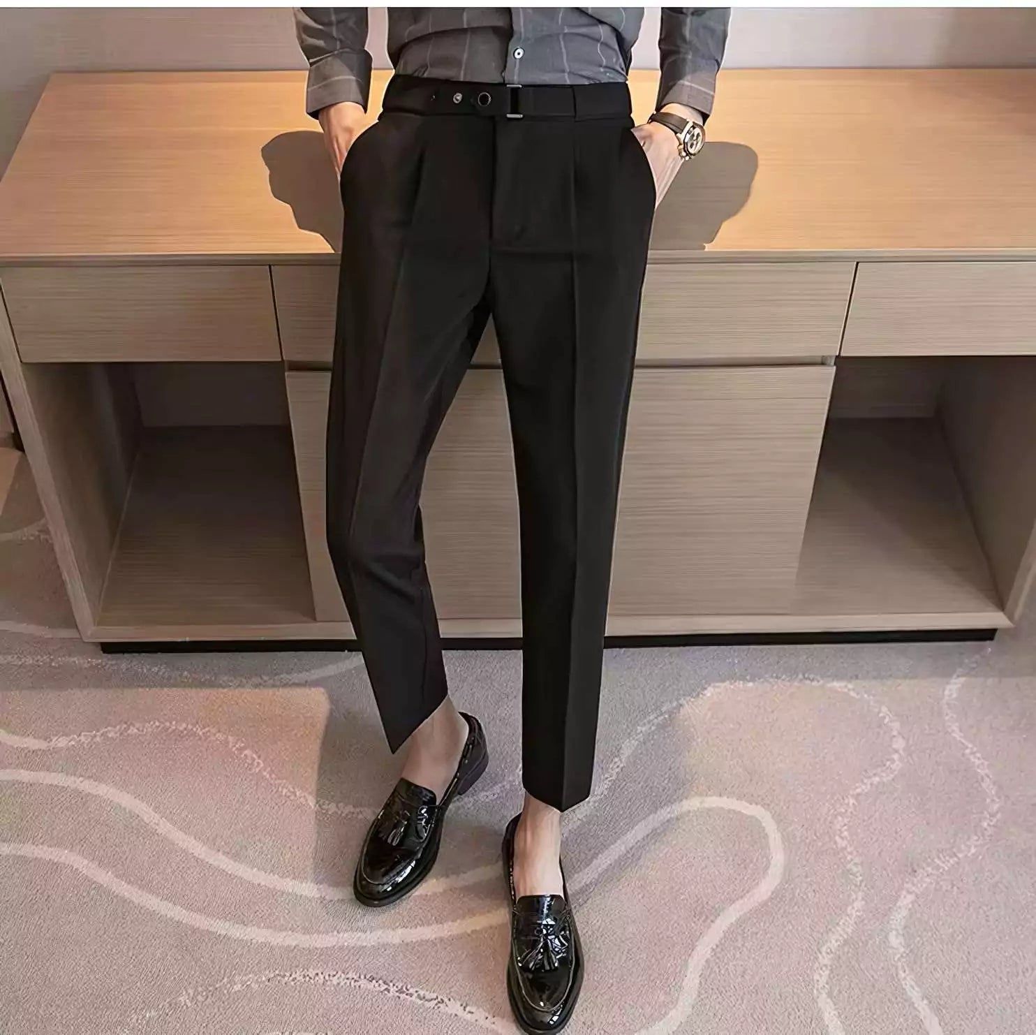 The Gentleman's Essential Trousers - Luxury Dress Pants for Men: Elevate Your Stylish Trousers Alex Shogun Men's Clothes