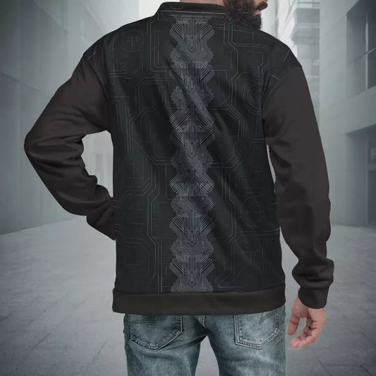 The Mark of Presence Bomber Jacket - The Mark of Presence Black Bomber Jacket for Men | Best Bomber Jackets Alex Shogun Men's Clothes