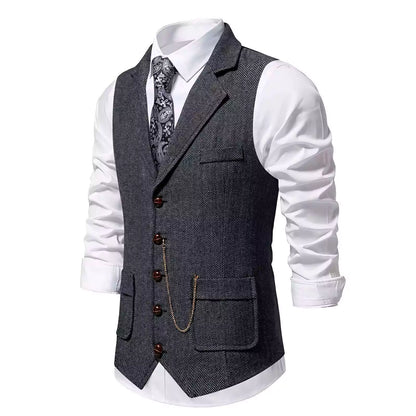 The Sandringham Vest - Men's Classic Retro Suit Vest | The Sandringham Vest - Alex Shogun Alex Shogun Men's Clothes