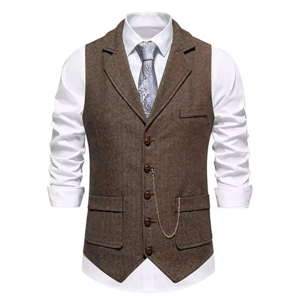 The Sandringham Vest - Men's Classic Retro Suit Vest | The Sandringham Vest - Alex Shogun Alex Shogun Men's Clothes