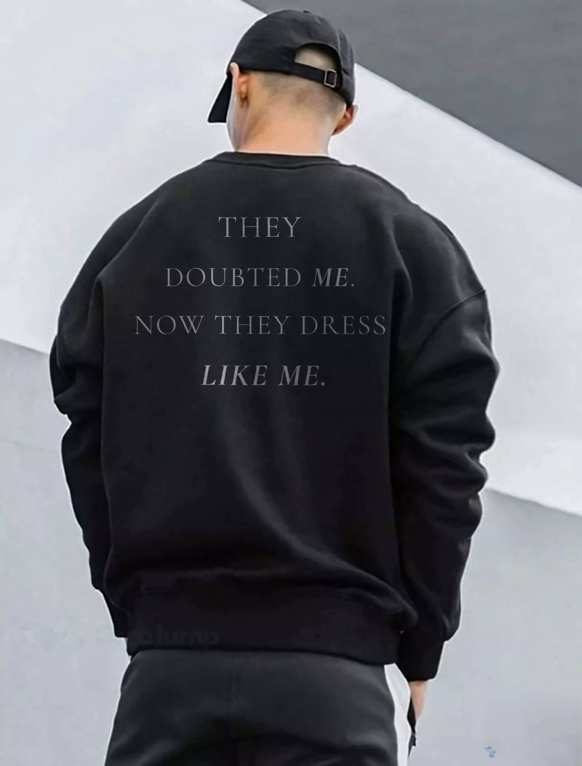 They Follow Me Oversized Sweatshirt - They Follow Me Oversized Sweatshirt | Heavyweight Streetwear Alex Shogun Men's Clothes