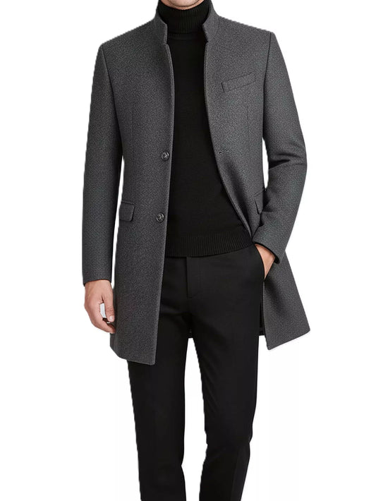 Wool Trench Coat Alex Shogun - Wool Trench Coat Alex Shogun Alex Shogun Men's Clothes