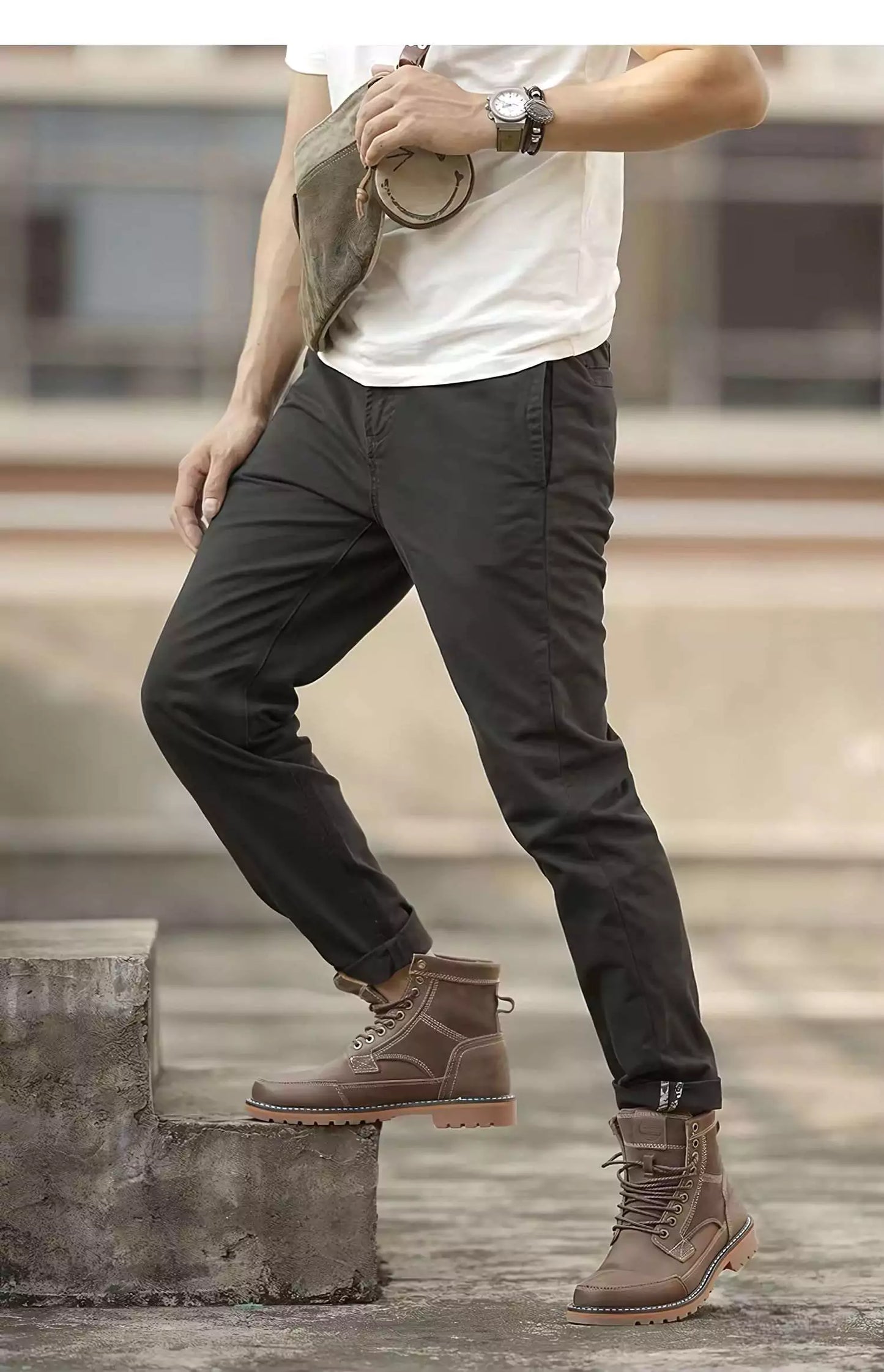 Pierre Twills Chinos Trousers - Men's Chinos: Style & Comfort | Business Casual Chinos Trousers Alex Shogun Men's Clothes