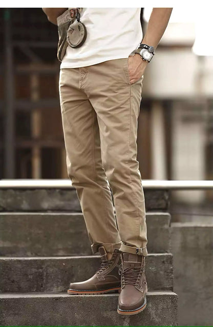 Pierre Twills Chinos Trousers - Men's Chinos: Style & Comfort | Business Casual Chinos Trousers Alex Shogun Men's Clothes