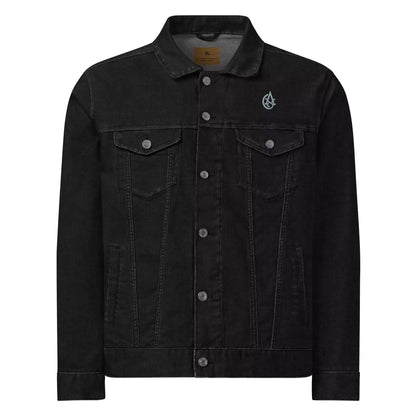 Silent Authority Denim Jacket - Embroidered Premium Denim Jacket – Alex Shogun Legacy Alex Shogun Men's Clothes