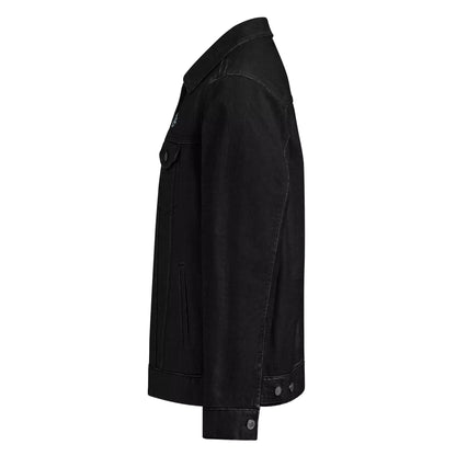 Silent Authority Denim Jacket - Embroidered Premium Denim Jacket – Alex Shogun Legacy Alex Shogun Men's Clothes