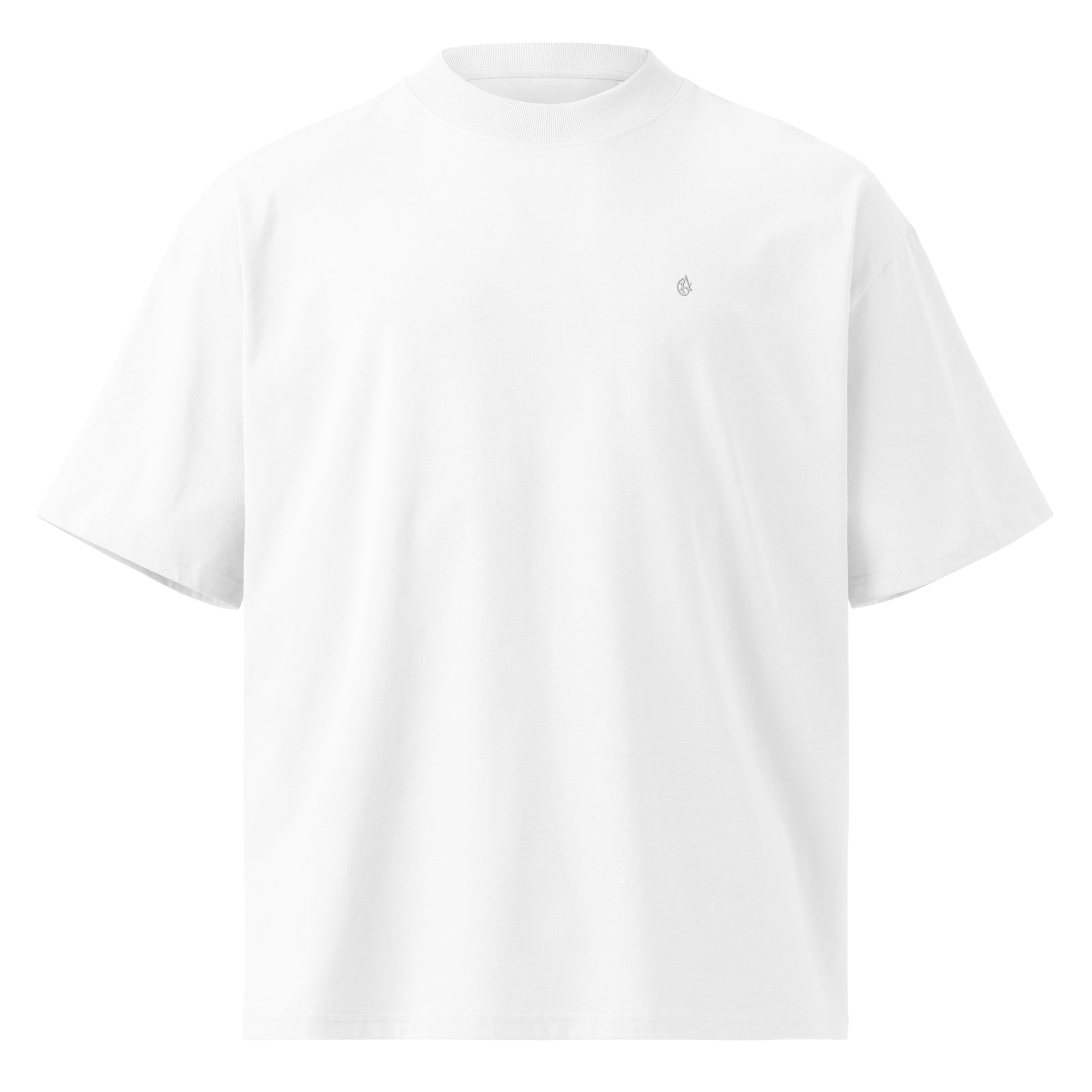 Heavyweight Oversized Mock-Neck T-Shirt - Men's Heavyweight Mock Neck T-Shirt | Dark Aesthetic | Alex Shogun Alex Shogun Men's Clothes