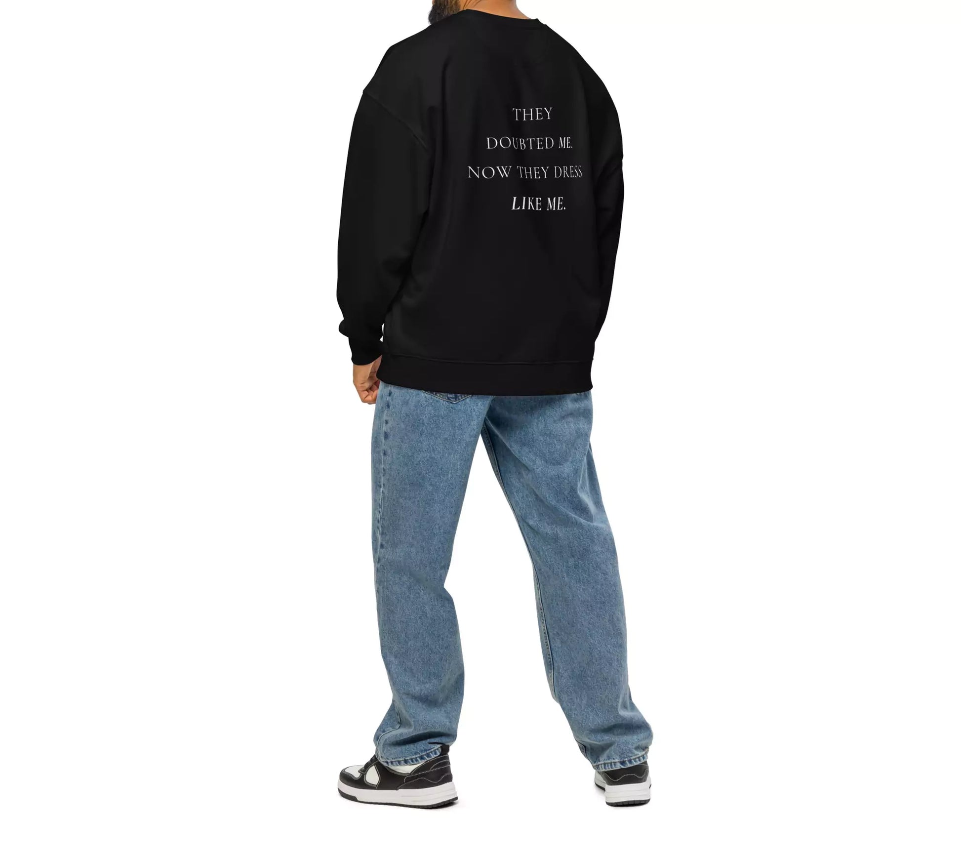 They Follow Me Oversized Sweatshirt - They Follow Me Oversized Sweatshirt | Heavyweight Streetwear Alex Shogun Men's Clothes