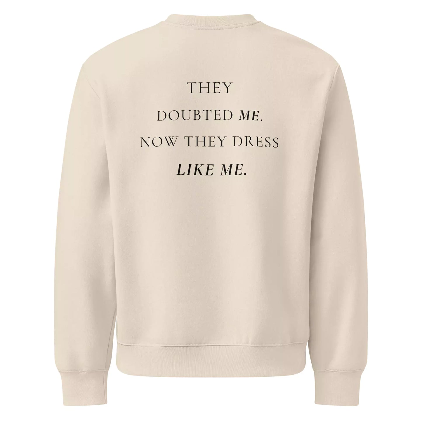 They Follow Me Oversized Sweatshirt - They Follow Me Oversized Sweatshirt | Heavyweight Streetwear Alex Shogun Men's Clothes