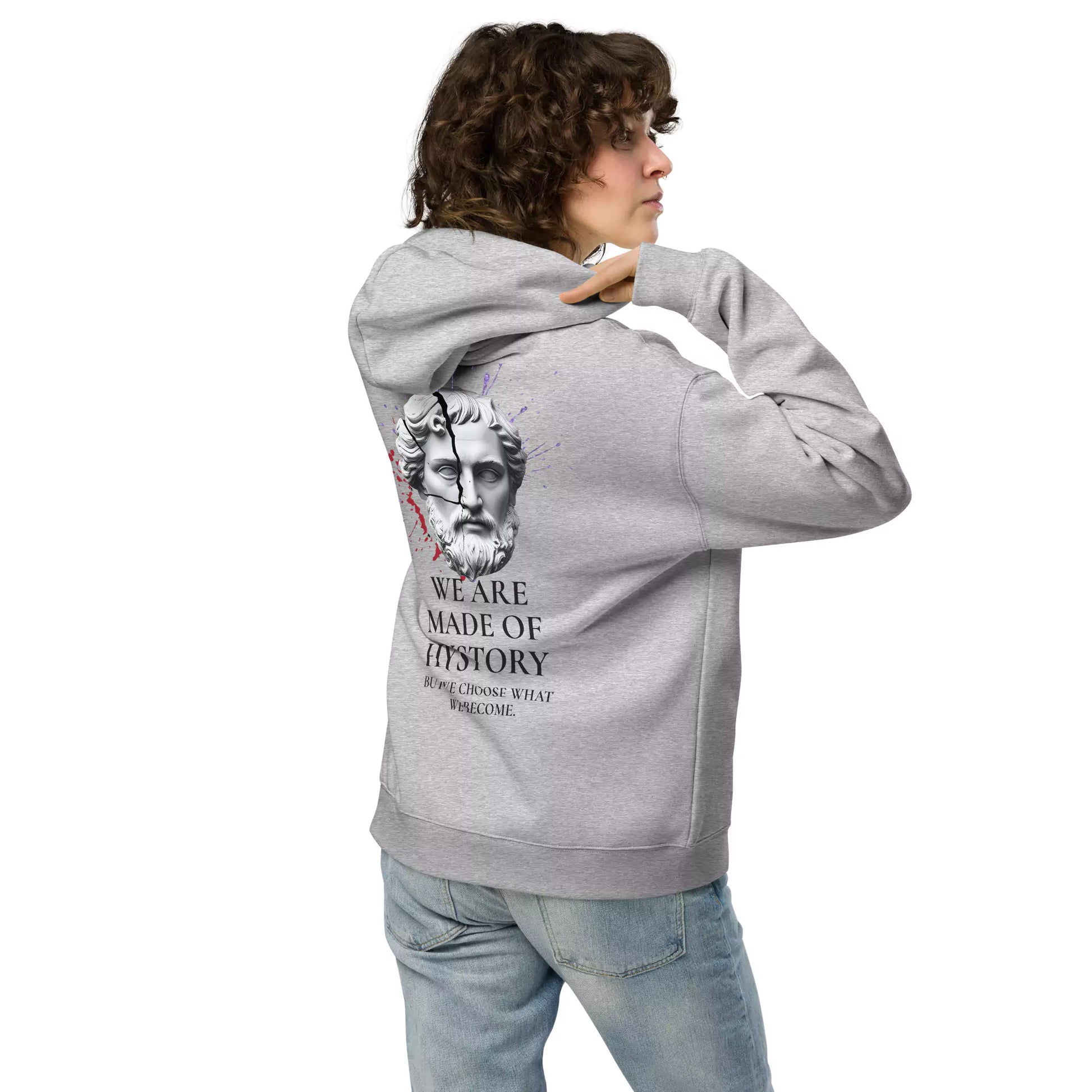 Oversized Hoodie – We Are Made of History - Alex Shogun Oversized Legacy Hoodie – We Are Made of History Alex Shogun Men's Clothes