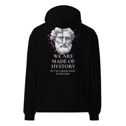 Oversized Hoodie – We Are Made of History - Alex Shogun Oversized Legacy Hoodie – We Are Made of History Alex Shogun Men's Clothes