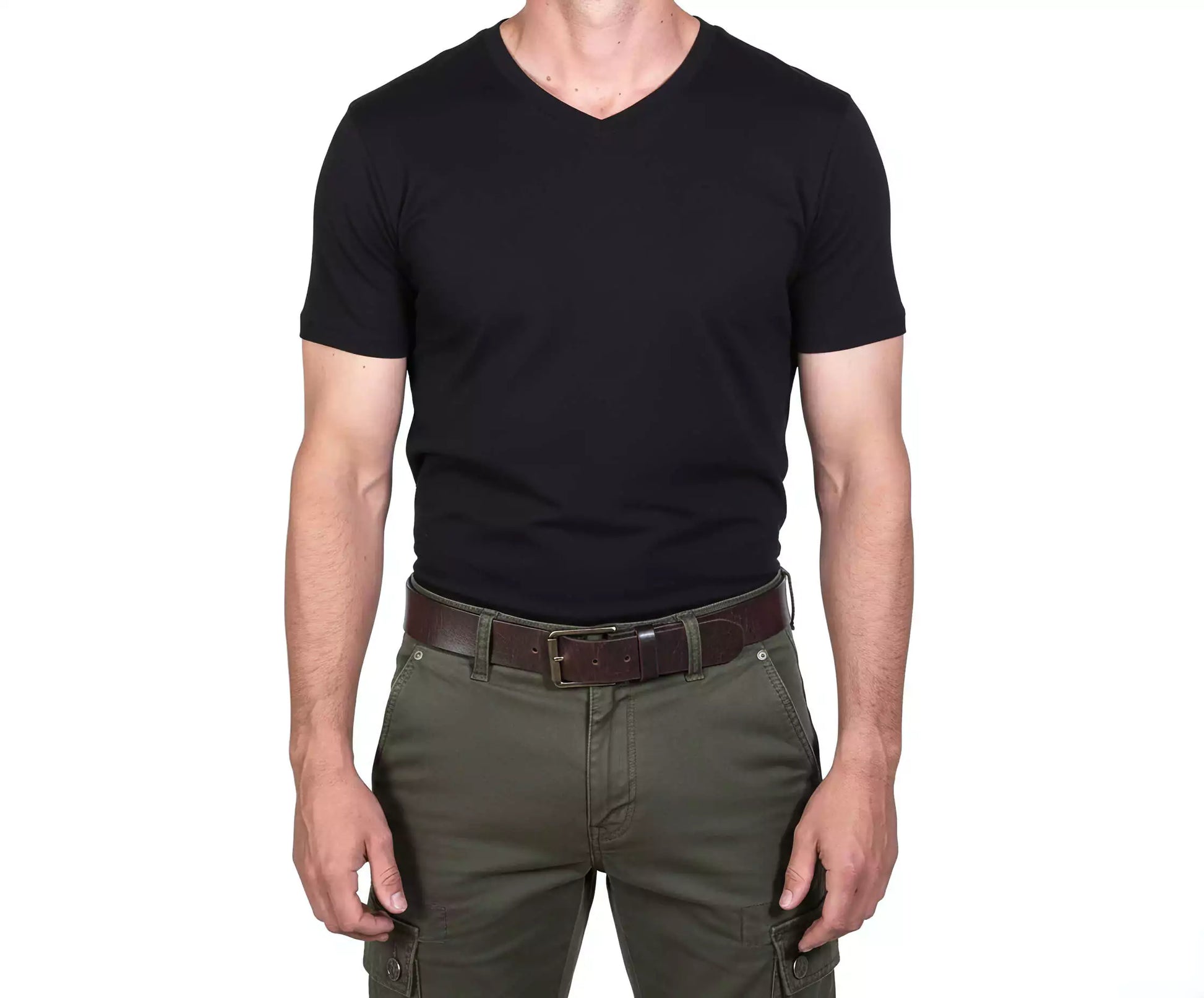 Classic V-Neck T-Shirt for Men - Classic V-Neck T-Shirt for Men Alex Shogun Men's Clothes
