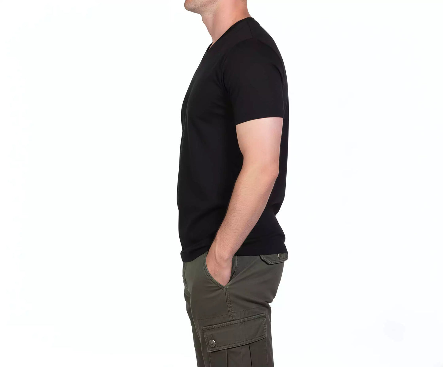 Classic V-Neck T-Shirt for Men - Classic V-Neck T-Shirt for Men Alex Shogun Men's Clothes