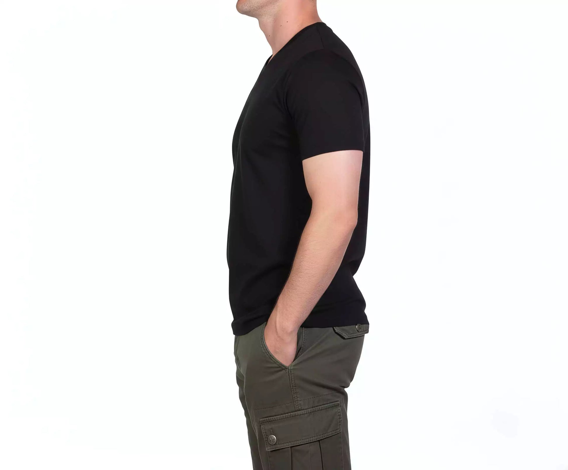 Classic V-Neck T-Shirt for Men - Classic V-Neck T-Shirt for Men Alex Shogun Men's Clothes