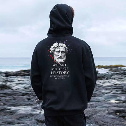 Oversized Hoodie – We Are Made of History - Alex Shogun Oversized Legacy Hoodie – We Are Made of History Alex Shogun Men's Clothes