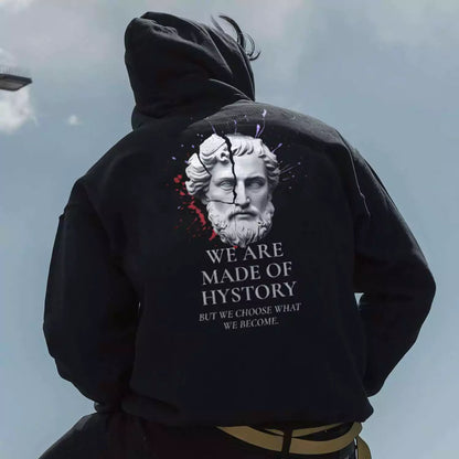 Oversized Hoodie – We Are Made of History - Alex Shogun Oversized Legacy Hoodie – We Are Made of History Alex Shogun Men's Clothes