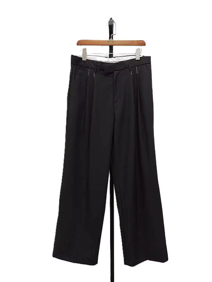 Vintage-Comfort High-Waisted Wide Leg Pants -  #  pants High-quality Comfortable All Seasons Flex Wide-Leg Dress Pants! 