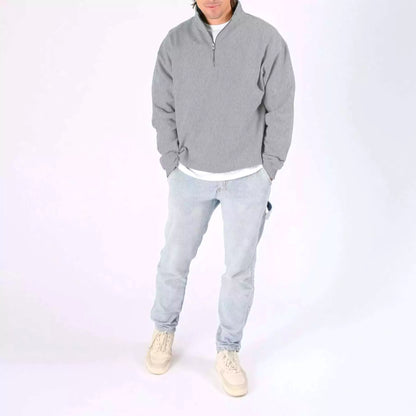The Malvern Quarter-Zip Sweatershirt - Shop The Malvern Men's Quarter Zip - Organic Cotton Comfort Alex Shogun Men's Clothes